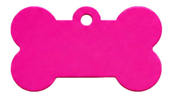 Hot Pink bone tag