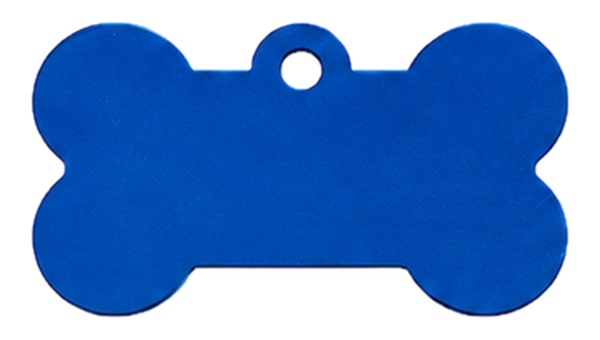 Royal Blue bone tag