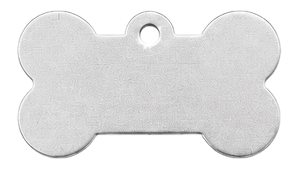 Silver bone tag