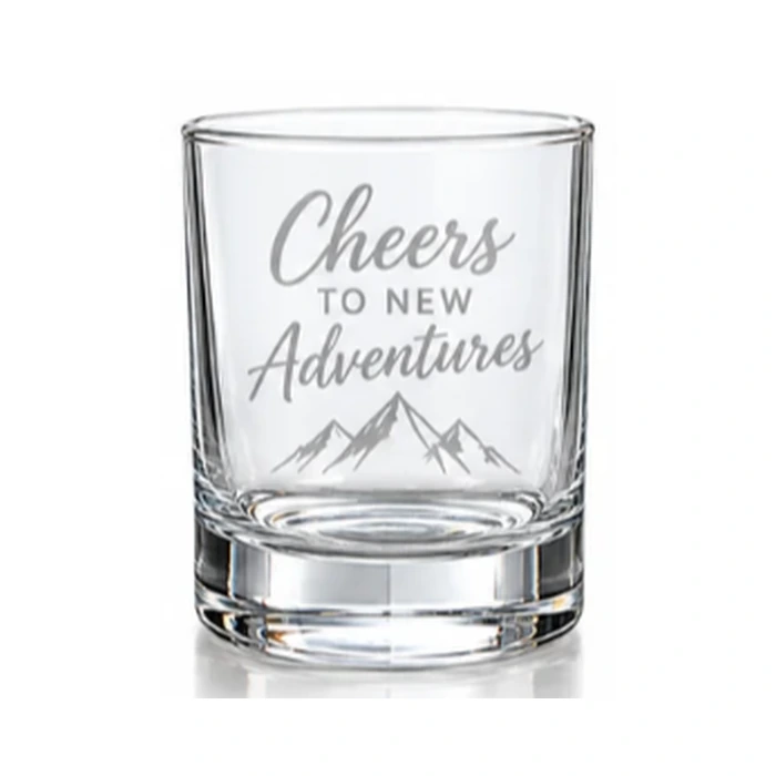 Personalised engraved whisky glass